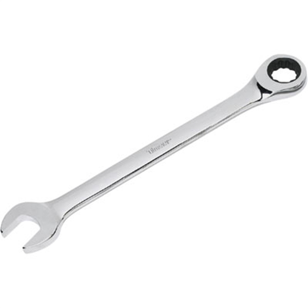 Titan Combination Ratcheting Wrench, 22mm Ratcheting Box End and Standard Open End 12522